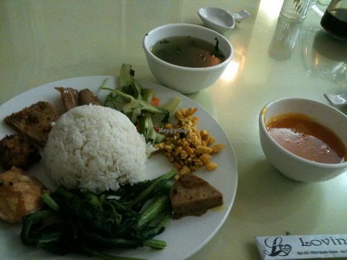 Com suat Loving Hut Quan Thanh - 25 000 VND at Loving Hut - Âu Cơ in Hanoi