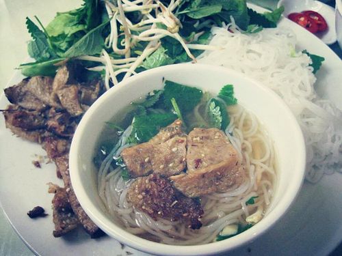 Bún chả  at Loving Hut - Âu Cơ in Hanoi