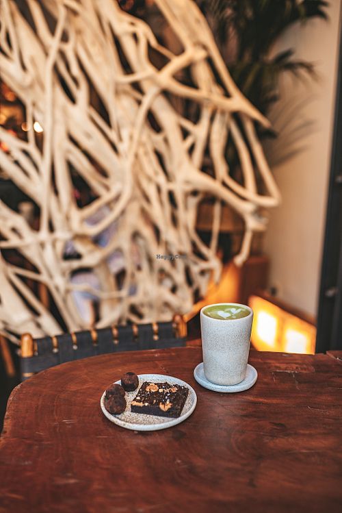 Yummy #vegan #vegetarian at Bali Wood Café in Vilnius