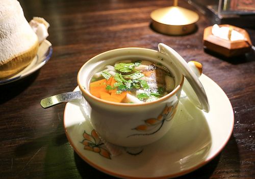 soup at Shamballa Vegetarian Restaurant Lounge & Cafe in Ho Chi Minh City
