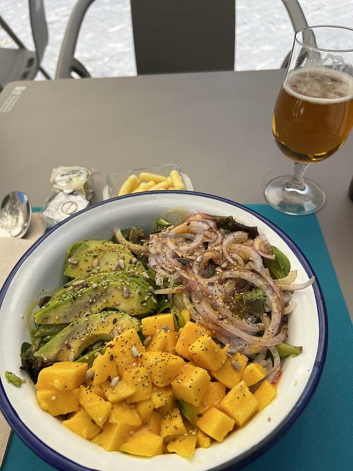 Vegan lovers salad😋  at Arepa Lovers in Leon