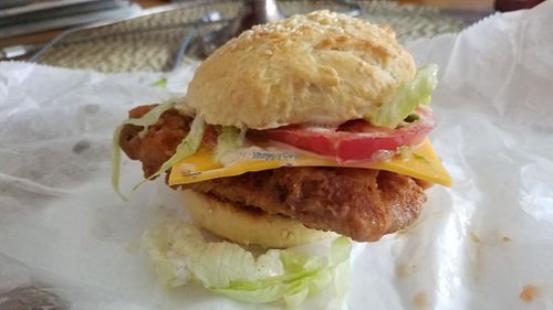 Buffalo Chik'n Sandwich at Baking Hope  in Kennesaw