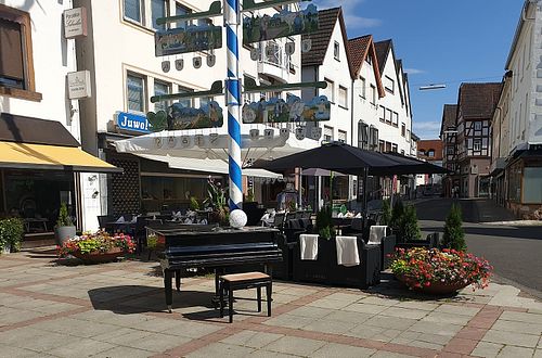 Terrassenbereich at Pimpernelle in Bad Orb