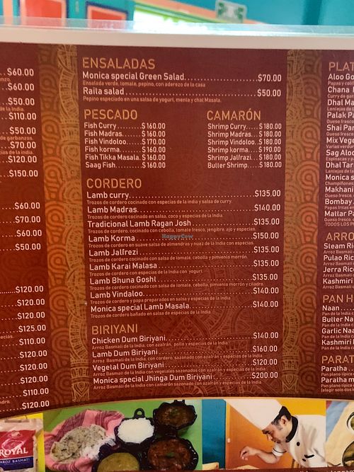 Vegetal dum botita is vegan  at Mónica Restaurant Hindú in Oaxaca