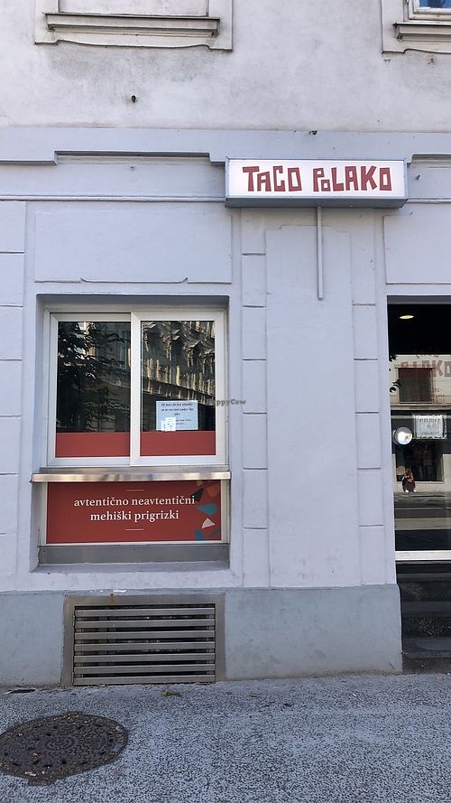 front at Taco Polako in Ljubljana