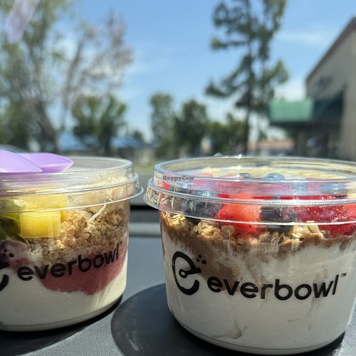 Custom Açai Bowl & Full Moon Bowl  at Everbowl in San Diego