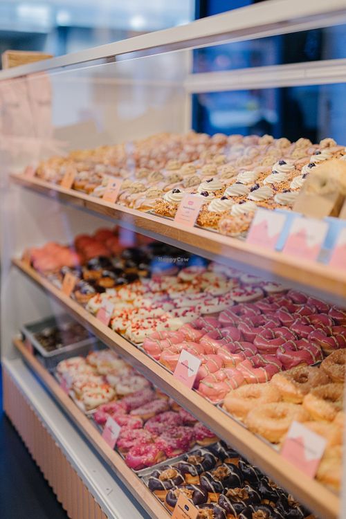 vegan, handmade, daily fresh at Brammibal's Donuts - Alexanderplatz in Berlin