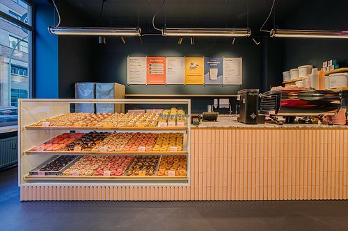 Rosa Luxemburg Straße 5 at Brammibal's Donuts - Alexanderplatz in Berlin