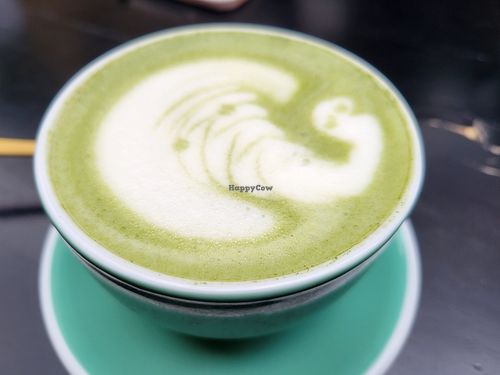 Oat milk latte at OAT in London