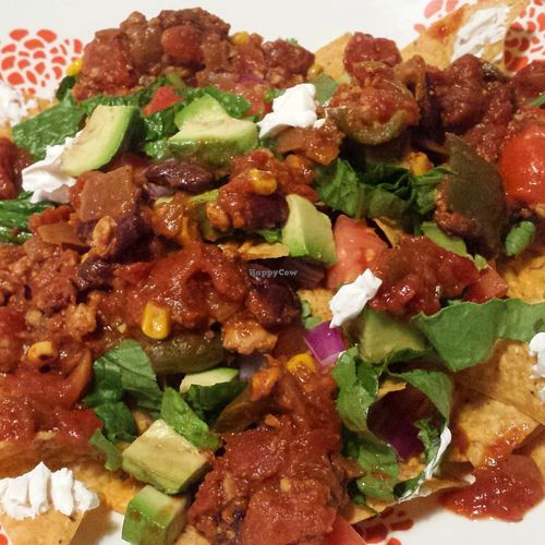 Nachos! at Lettuce Love Cafe in Burlington