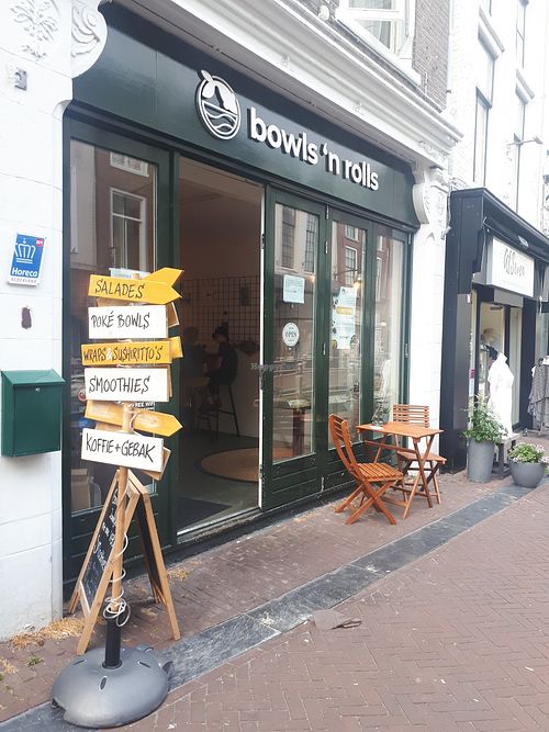 Outside at Bowls 'n Rolls in Leeuwarden