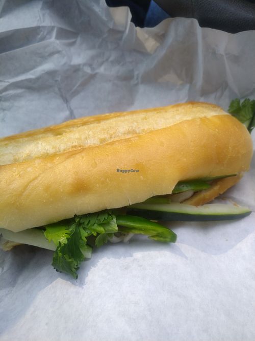 Tofu Bahn mi sandwich was super good! at Bamboo Tree Pho & Sandwich in Lynnwood