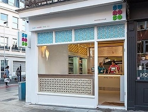 Outside at Sunoso in Brighton