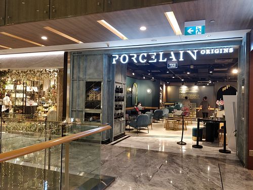Café entrance at Porcelain Cafe By Gratefood Co in Central Singapore