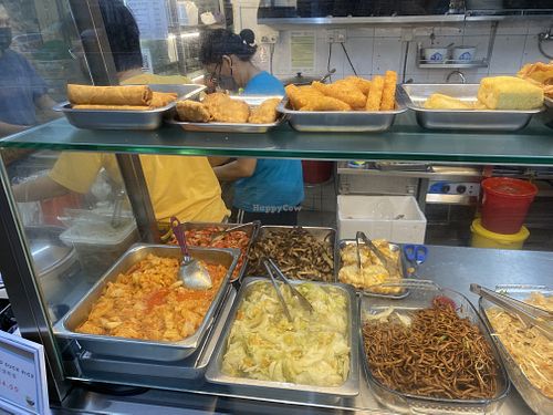   at Ci Su Vegetarian 慈素素食 in Northeast Singapore