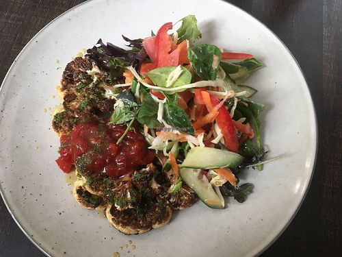 Cauliflower steak at Otaki Kitchen in Otaki
