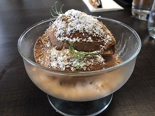 vegan chocolate mousse at Otaki Kitchen in Otaki