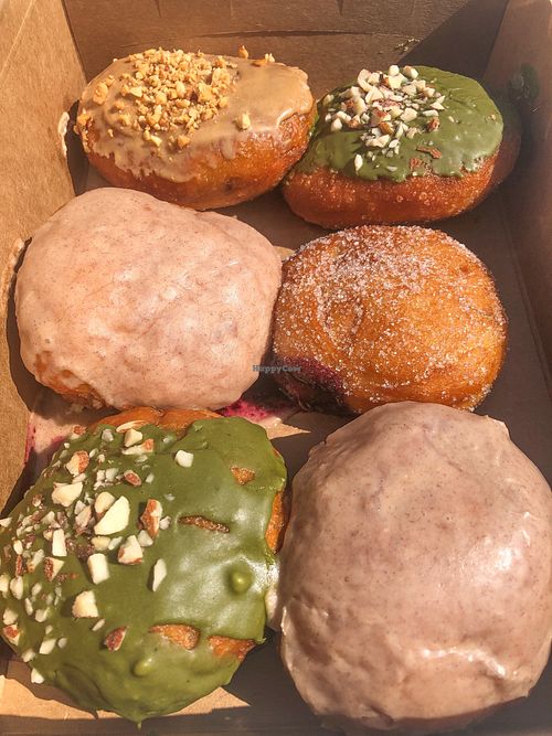 Donuts from Sol y Luna at Plant Based Cartel in Los Angeles
