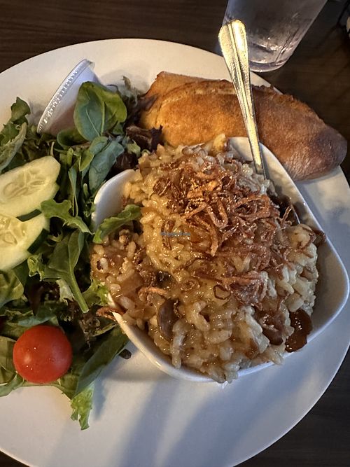 Risotto ($24; yes I’m serious)   #Veganuary at The Good Life Cafe in Park Rapids