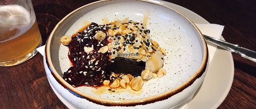 Tahini-Salted Caramel Brownie at PINGRUMBA in Budapest