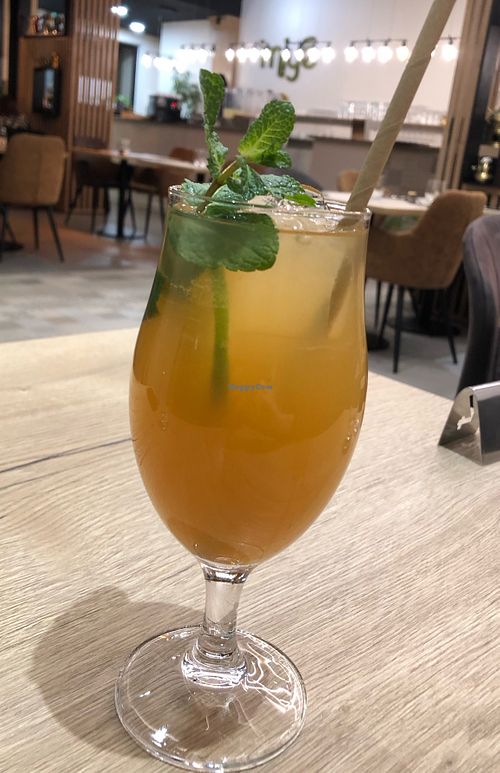 Ginger- mint cocktail   at Miyė in Montelimar
