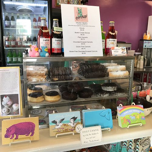 Front counter at Like No Udder in Providence