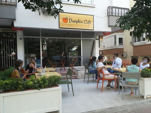 The cafe at Pumpkin Cafe in Antalya