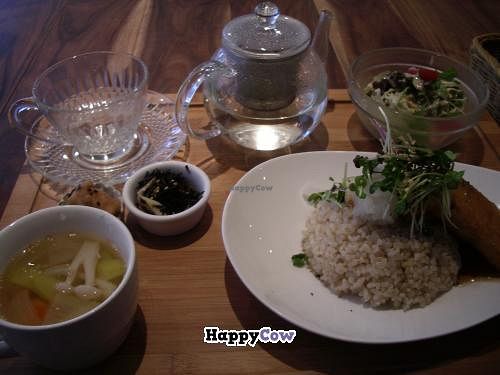 Lunch set. at Vegan Cafe - Mondano in Hiroshima