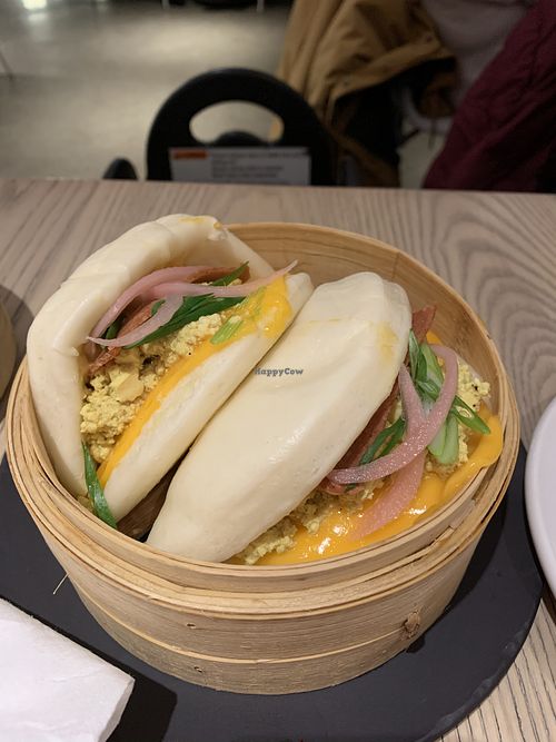 Bao buns  at MILA in Vancouver