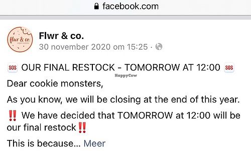 Closed at flwr & co in Haarlem