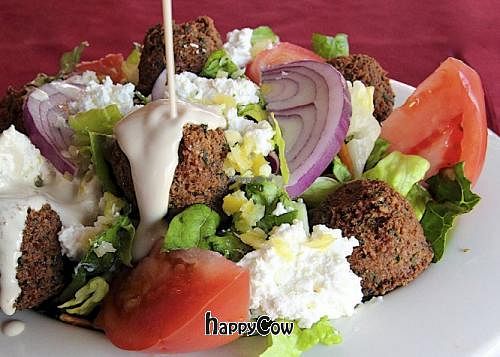 Fresh Falafel Delight (Vegan or Vegetarian Available) at Cafe Natasha's Kabob International in St Louis