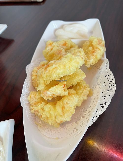 Vegan crunchy shrimp   at Yanagi Sushi in Gilbert