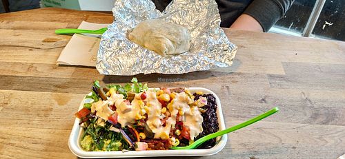 Powerbowl with Chipotle sauce and Burrito at Zambrero in Tullamore