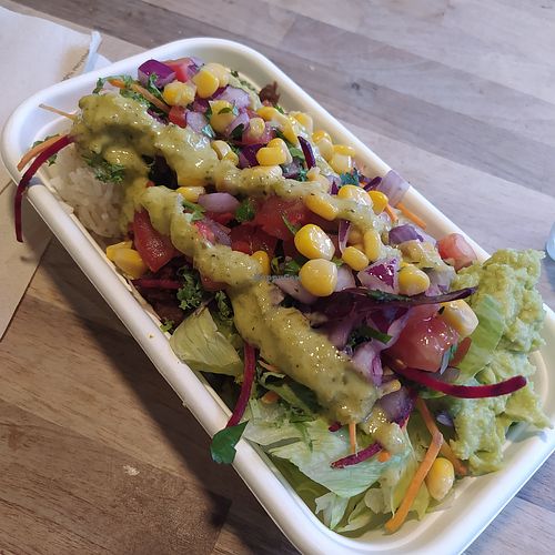 Burrito bowl at Zambrero in Tullamore