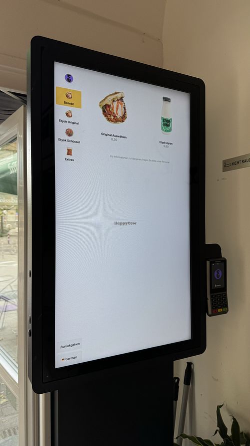 ATM  at Etyok Vegan Kebab in Nuremberg