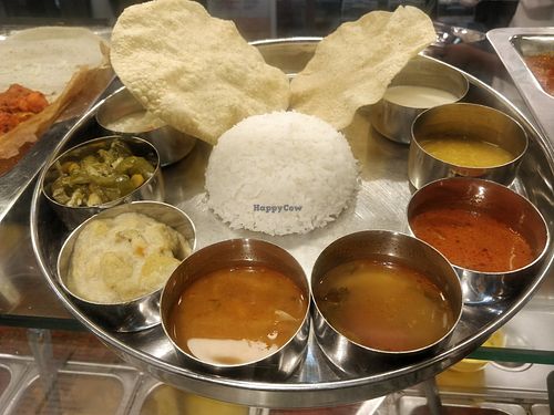 Thali Set at Veera's Cafe - Little India in Central Singapore