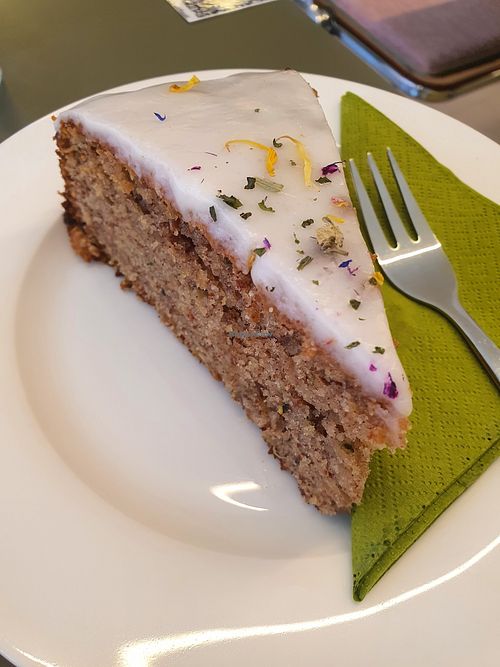 Zucchini cake, moist and delicious at Verenas in Innsbruck