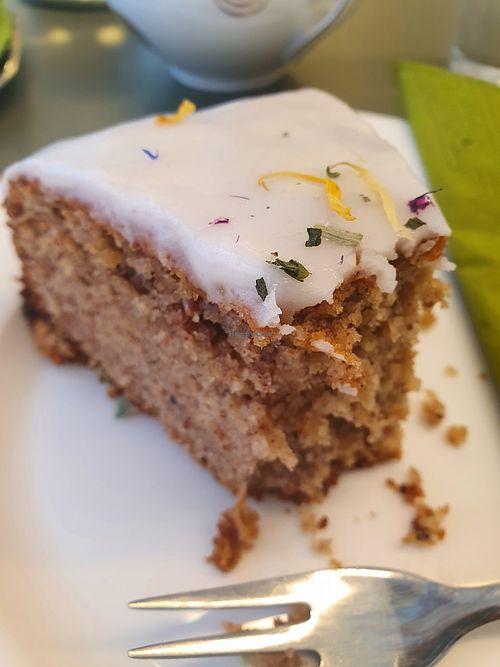 Zucchini cake at Verenas in Innsbruck