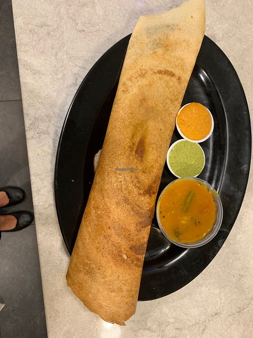 Amazing Dosa Masala without cheese please! at SIN - Kaveri Vegetarian - T2 in East Singapore