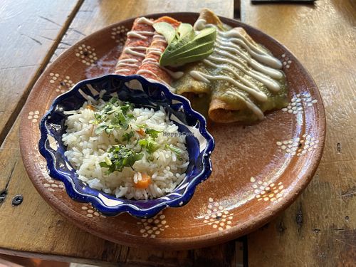 Enchiladas   at Plantivoros in Playa Del Carmen