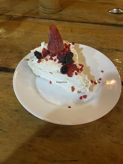 Lemon pie   at Plantivoros in Playa Del Carmen