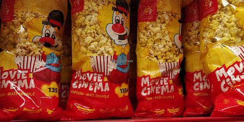 Vegan popcorn at Bulk Barn - Rue Sherbrooke E in Montreal