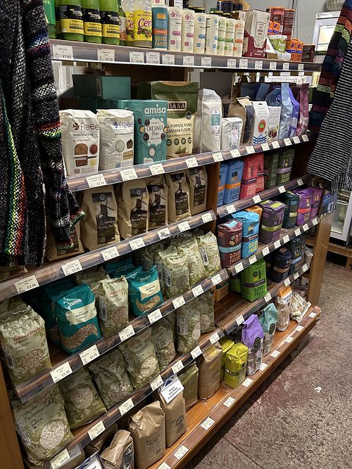 Pulses and flours   at The Green Shop in Berwick-upon-tweed