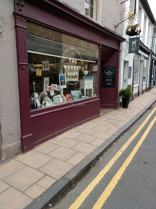outside at The Market Shop and Sallyport Gallery in Berwick Upon Tweed