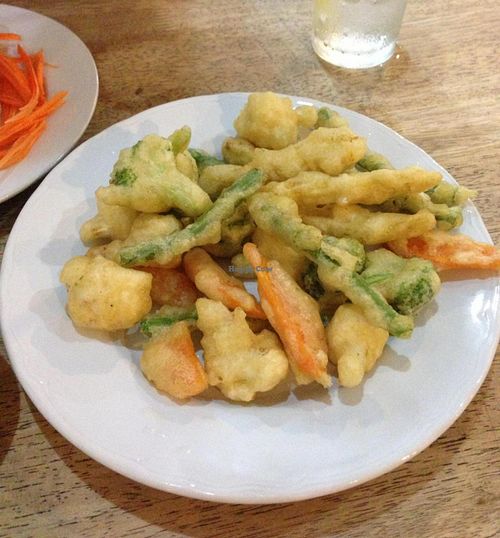 Tempura vegetables (2013) at Pattaya Vegetarian Food in Pattaya