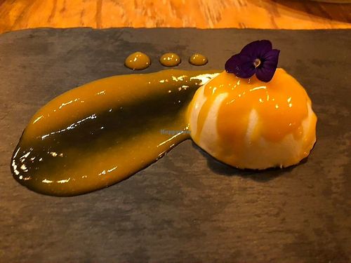 vegan panacota  at O Caldeirão da Bruxa in Vila Cha