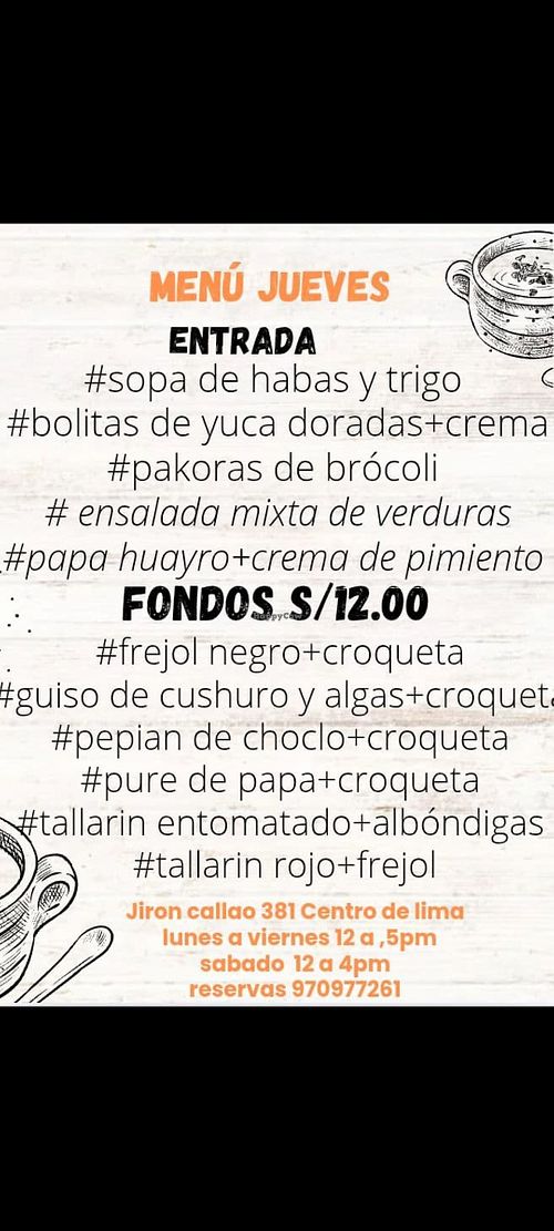 Meal of the day May 8, 2025 at Good Karma in Lima