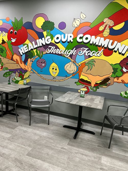 Beautiful mural  at SoulTarian - Maybe closed in Temple Hills