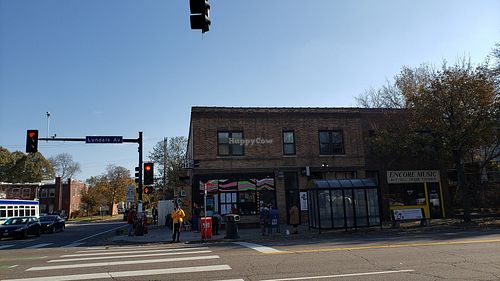 Exterior, October 2020. Has a pickup window & a small heated patio area. at Misfit Coffee in Minneapolis