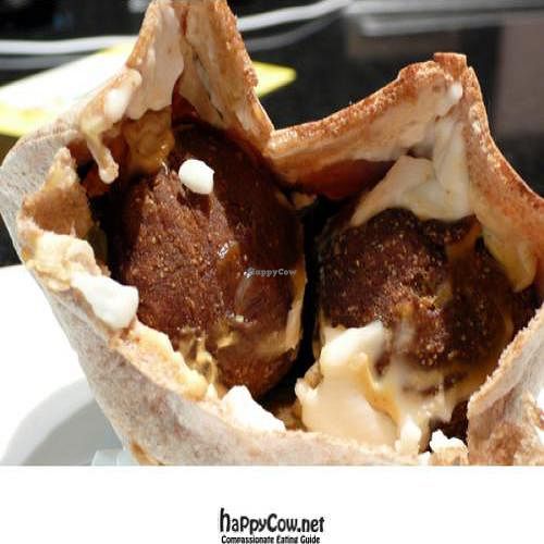 falafel sandwich at A Taste of Life in Inglewood